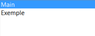 Macros personnelles existantes